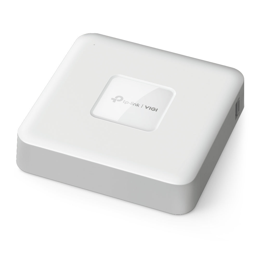 TP-Link VIGI NVR1104H-4P Enregistreur Vidéo Réseau, 4 Canaux, Blanc