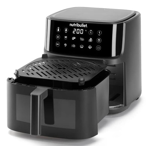 NutriBullet CrispLite Vision Unique 8 L Autonome 2000 W Friteuse d’air chaud Noir - vue 2
