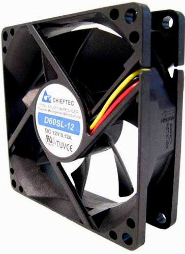 Chieftec AF-0625S système de refroidissement d’ordinateur Boitier PC Ventilateur Noir