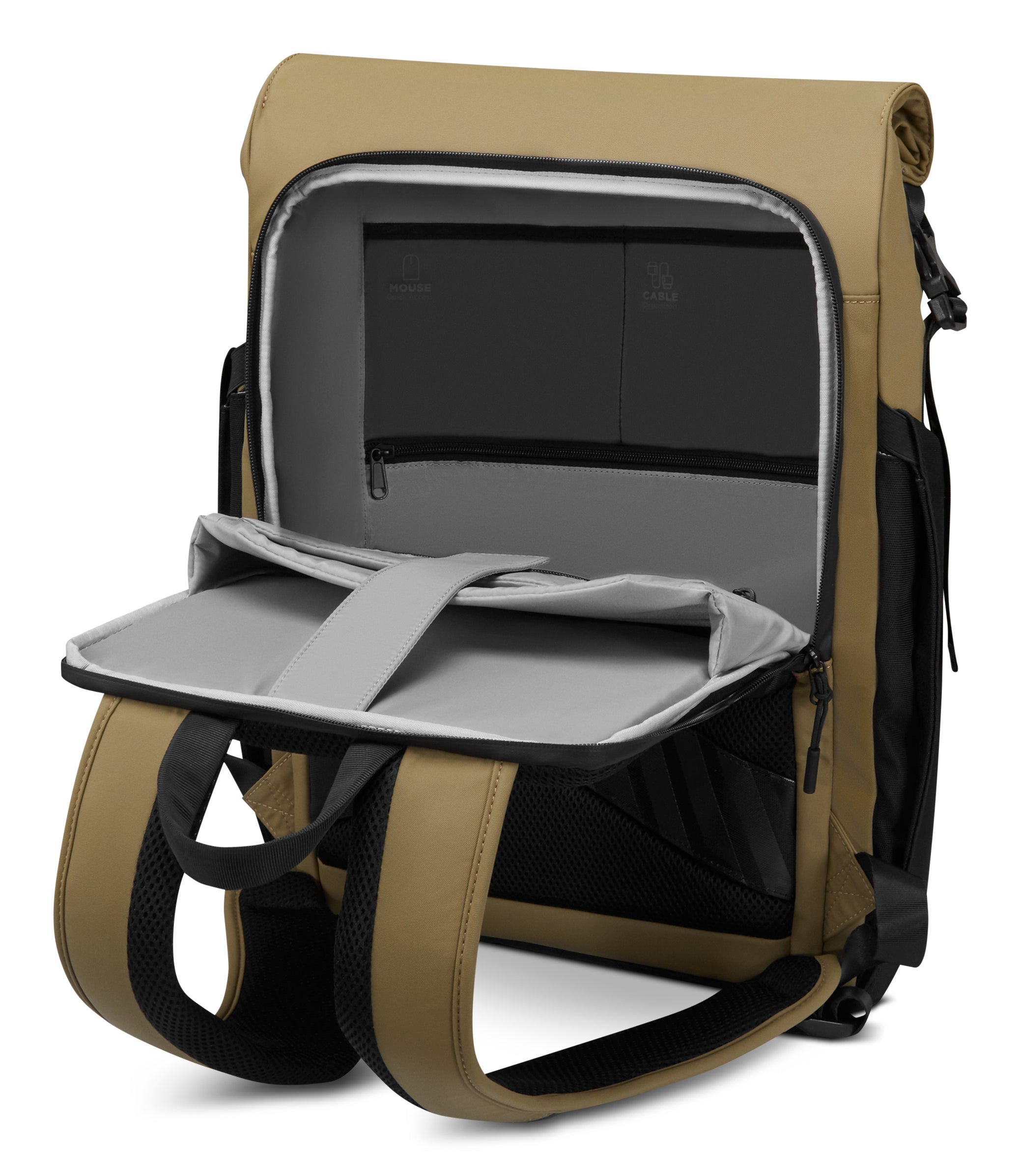 Lenovo GX41U39298 sacoche d'ordinateurs portables 40,6 cm (16") Sac à dos Noir, Jaune