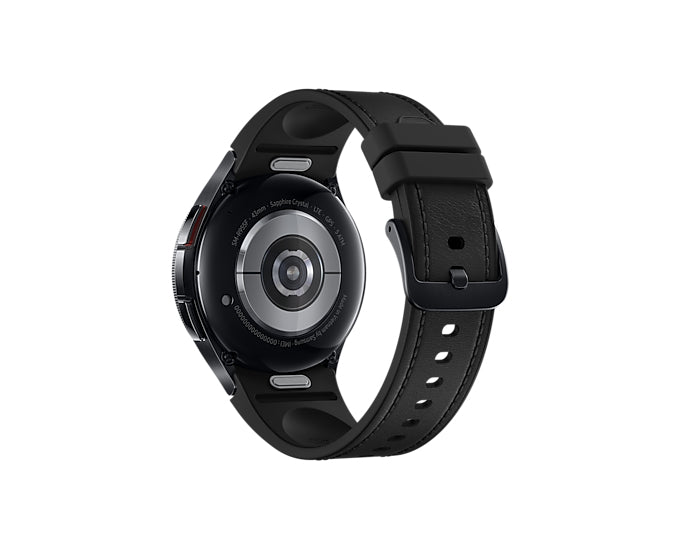 Samsung Galaxy Watch6 Classic SM-R955F 3,3 cm (1.3") OLED 43 mm Numérique 432 x 432 pixels Écran tactile 4G Noir Wifi GPS (satellite)