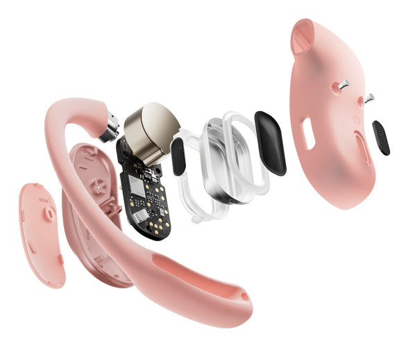 SHOKZ OpenFit Air Casque Sans fil Crochets auriculaires Appels/Musique/Sport/Au quotidien Bluetooth Rose