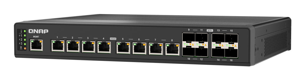 QNAP QSW-IM3216-8S8T commutateur réseau Géré L2 10G Ethernet (100/1000/10000) Noir - vue 4