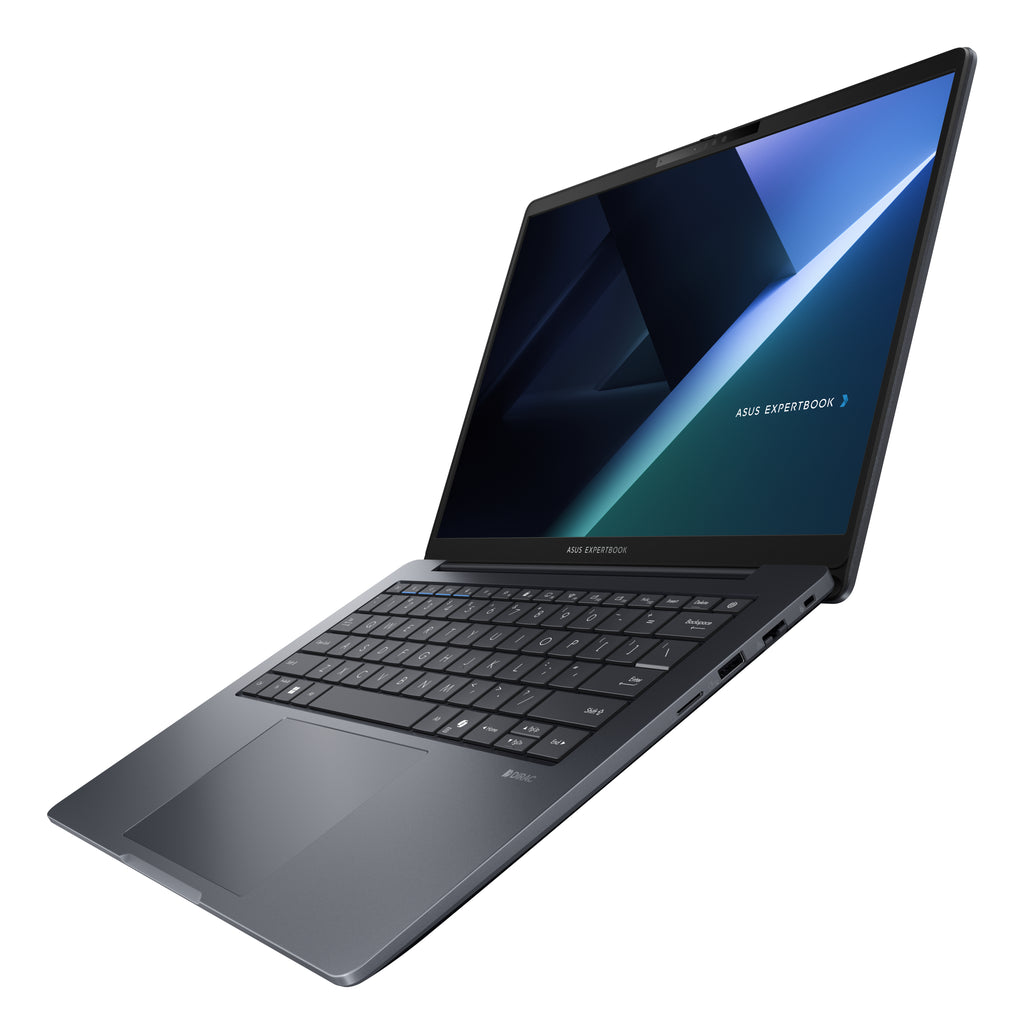 ASUS ExpertBook B3 B3405CCA-LY0067X Intel Core Ultra 7 155H Ordinateur portable 35,6 cm (14") WUXGA 16 Go DDR5-SDRAM 512 Go SSD Wi-Fi 6E (802.11ax) Windows 11 Pro Allemand Noir, Gris
