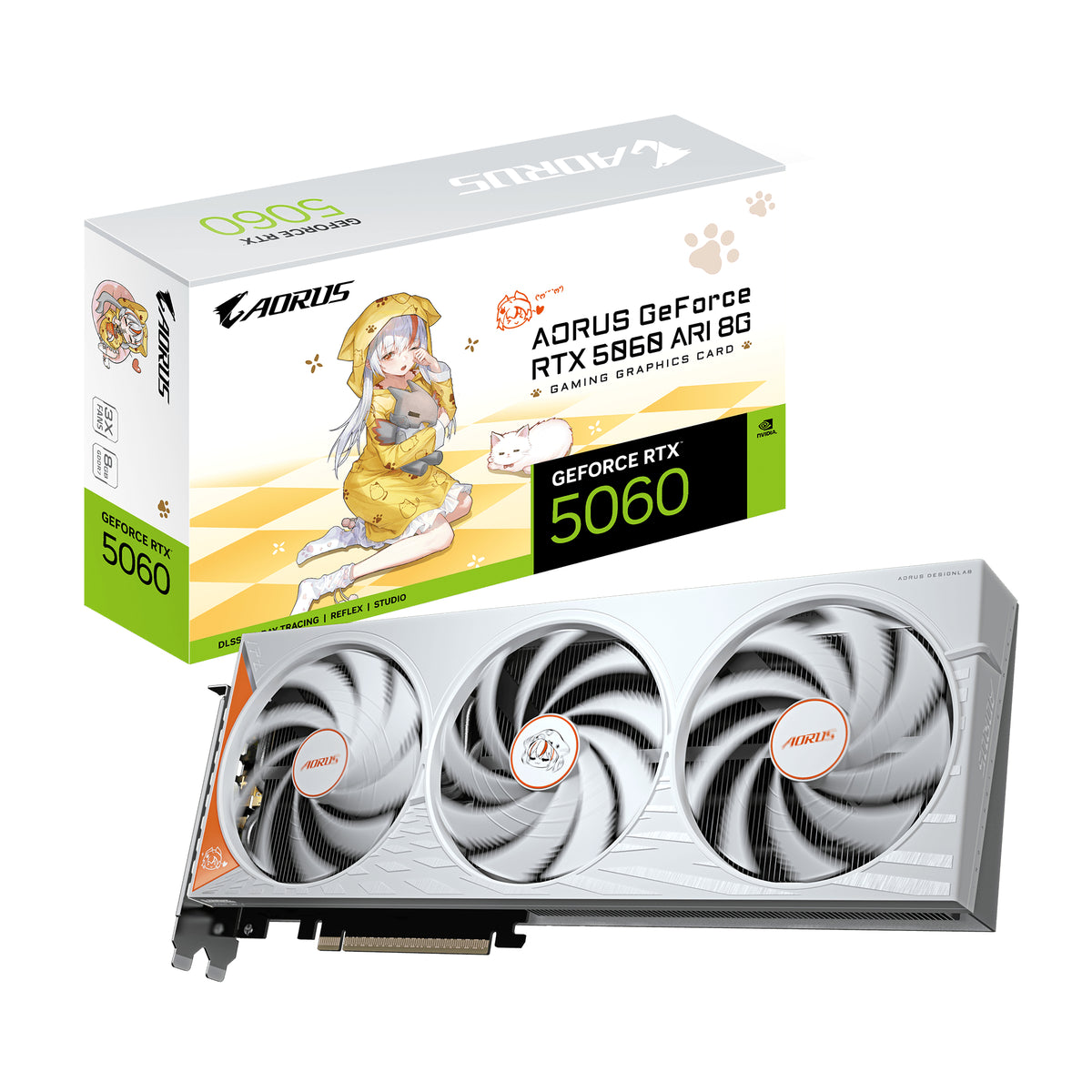 GIGABYTE AORUS GeForce RTX 5060 ARI 8G Carte Graphique