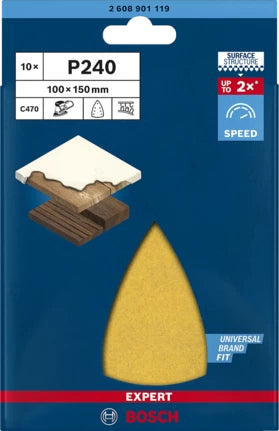 Bosch Bosch 2 608 901 119 fourniture de ponçage et de meulage rotatif Bois pâte sablée