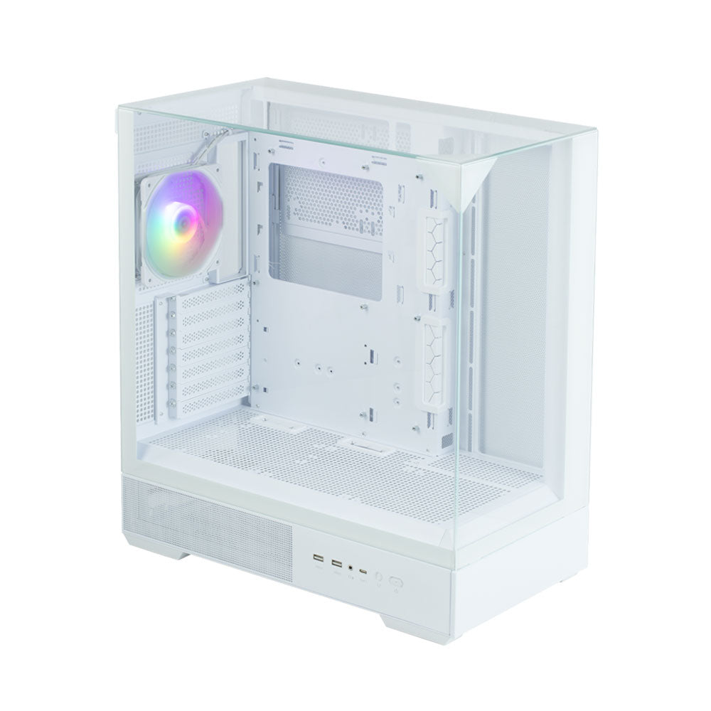 Zalman P40 Prism Boîtier PC Tour ATX Blanc