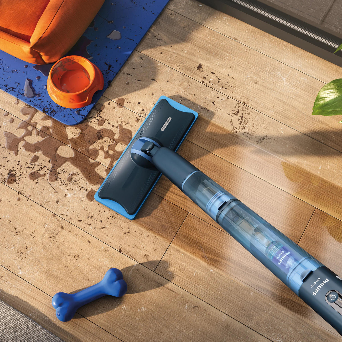 Philips 5000 series XV5113/01 aspirateur balai et balai électrique Batterie Humide Sans sac Bleu 2 Ah