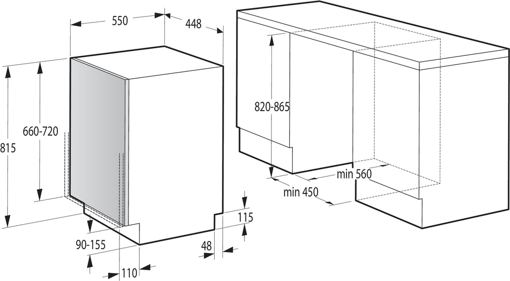 Gorenje GV520E10S lave-vaisselle Entièrement intégré 11 couverts