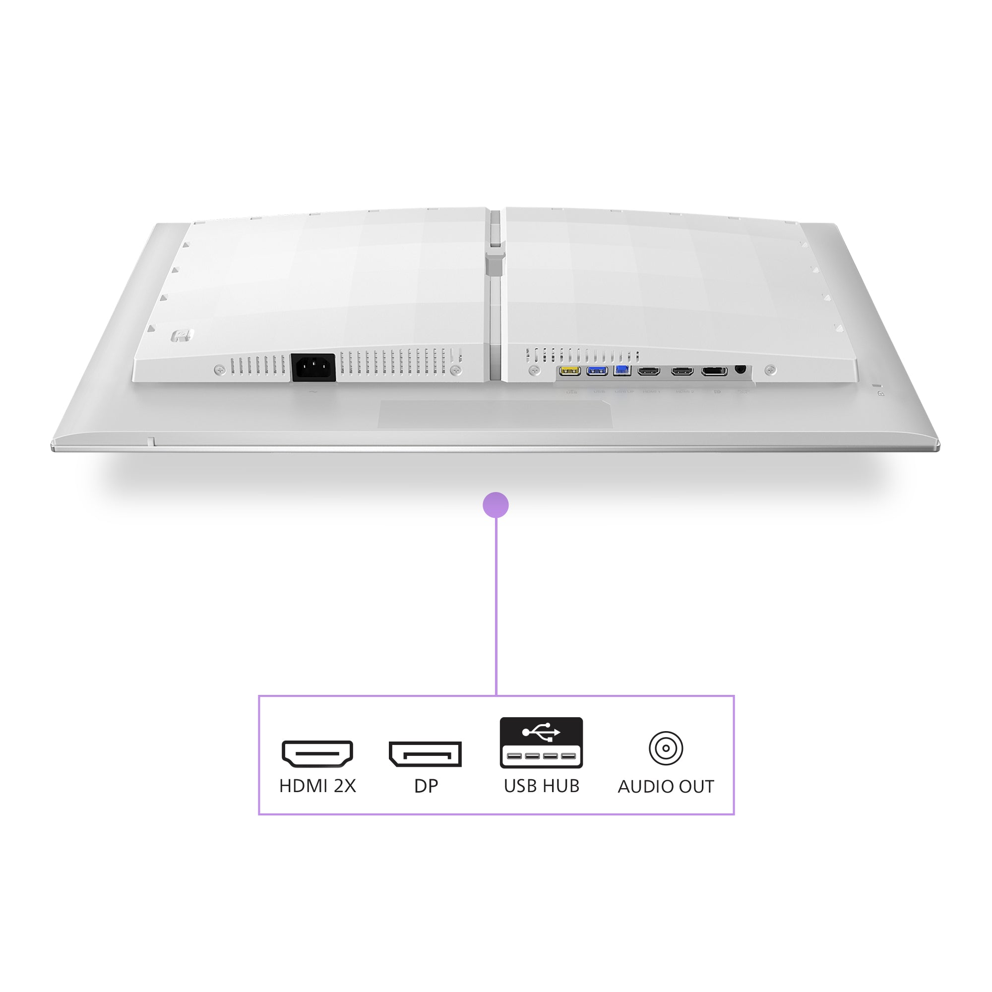 Philips Evnia 8000 27M2N8500/00 écran plat de PC 67,3 cm (26.5") 2560 x 1440 pixels Quad HD QD-OLED Blanc