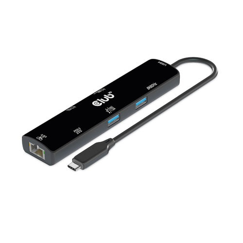 CLUB3D CSV-1599 Station d'accueil USB 3.2 Gen 1 Type-C, Noir