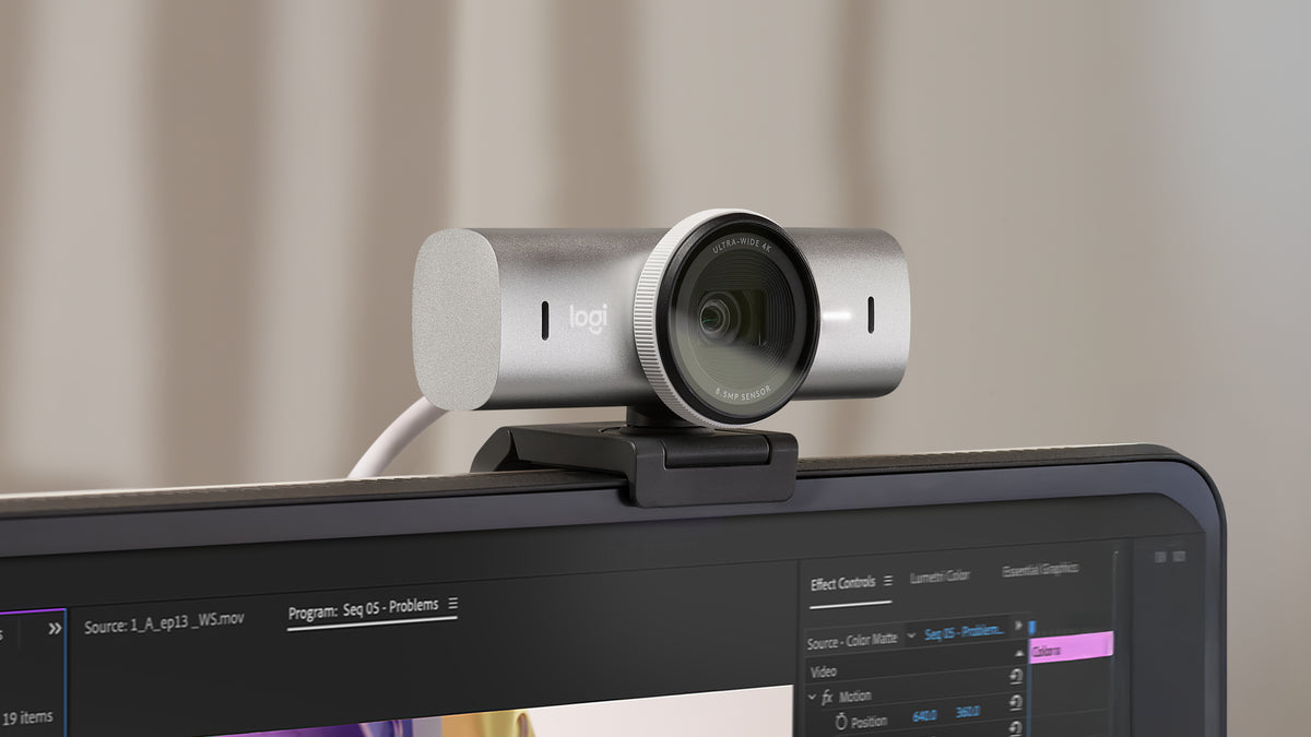 Logitech Master Series MX Brio Caméra de Streaming 4K 3840 x 2160
