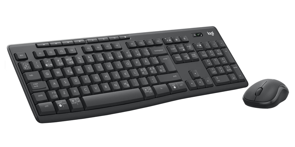 Logitech 920-012072 teclado Ratón incluido Oficina Bluetooth QWERTY Nórdico Grafito