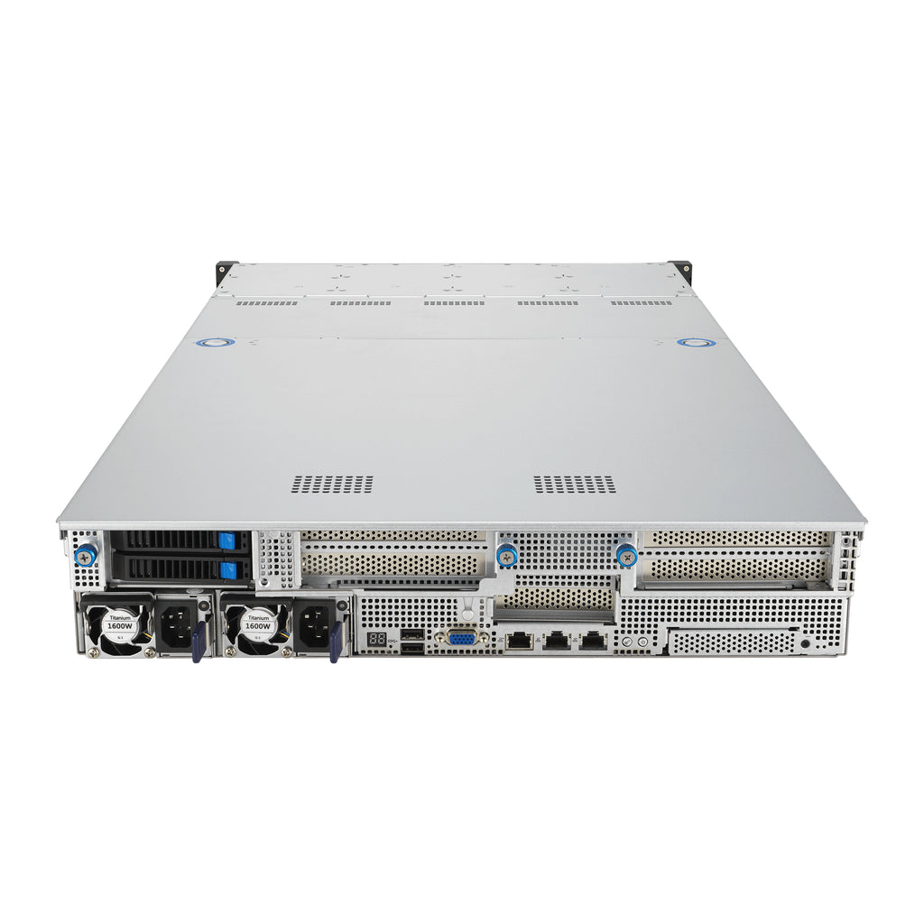 ASUS RS521A-E12-RS24U Socket SP5 Rack (2 U) Noir, Argent