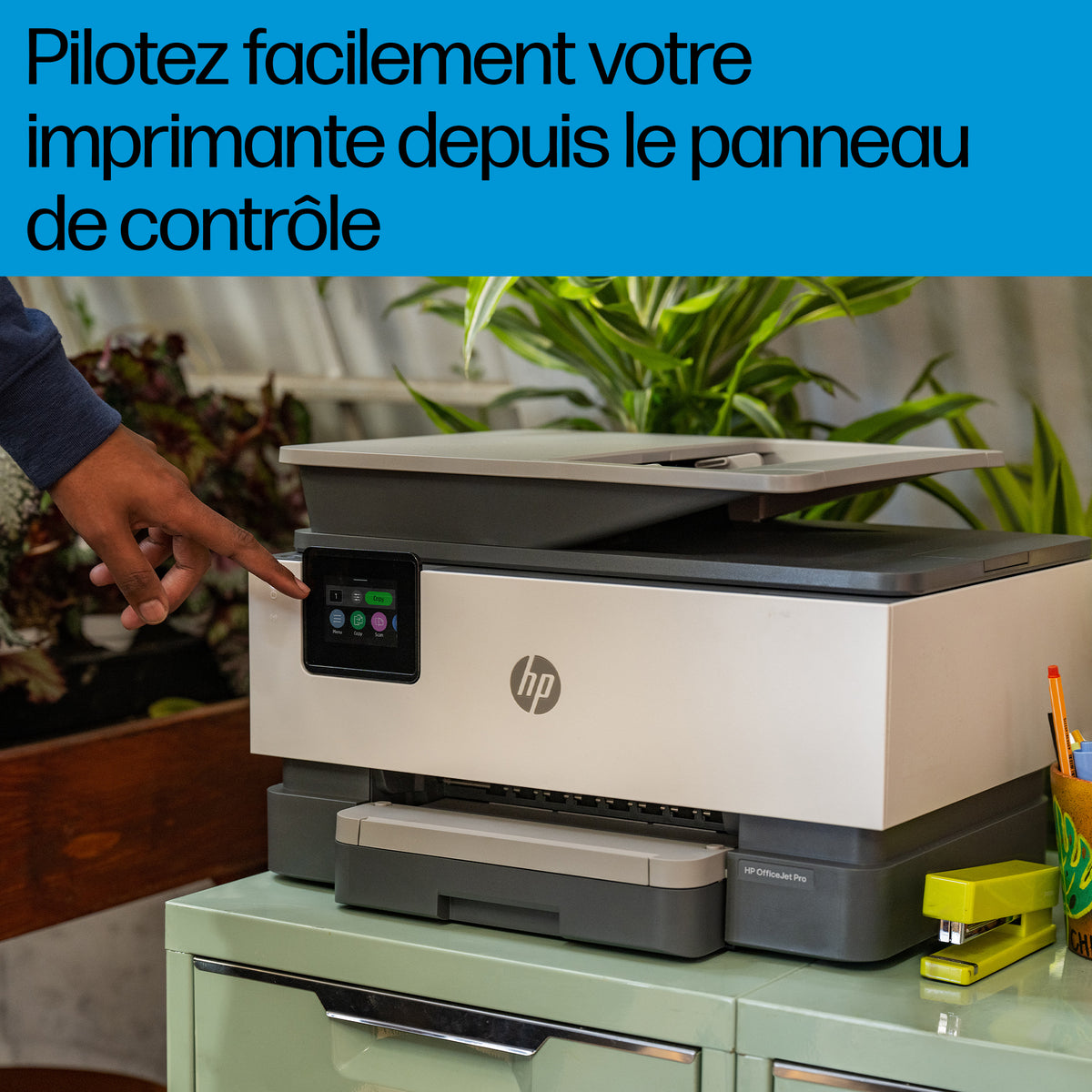 HP OfficeJet Pro 9122e Sans fil All-in-One Couleur Imprimante, Instant Ink; Impression recto-verso