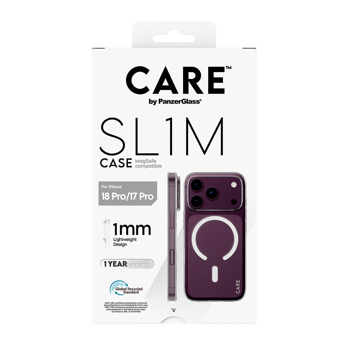 PanzerGlass CARE™ by ® SL1M Case Transparent w. MagSafe iPhone 2026 Pro | 17 Pro coque de protection pour téléphones portables Housse - vue 3