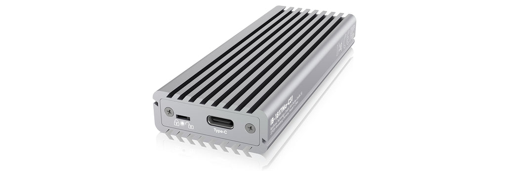 Boîtier SSD M.2 IB-1817Ma-C31 Argent, USB Type-C, PCIe 3.0, 10 Gbit/s