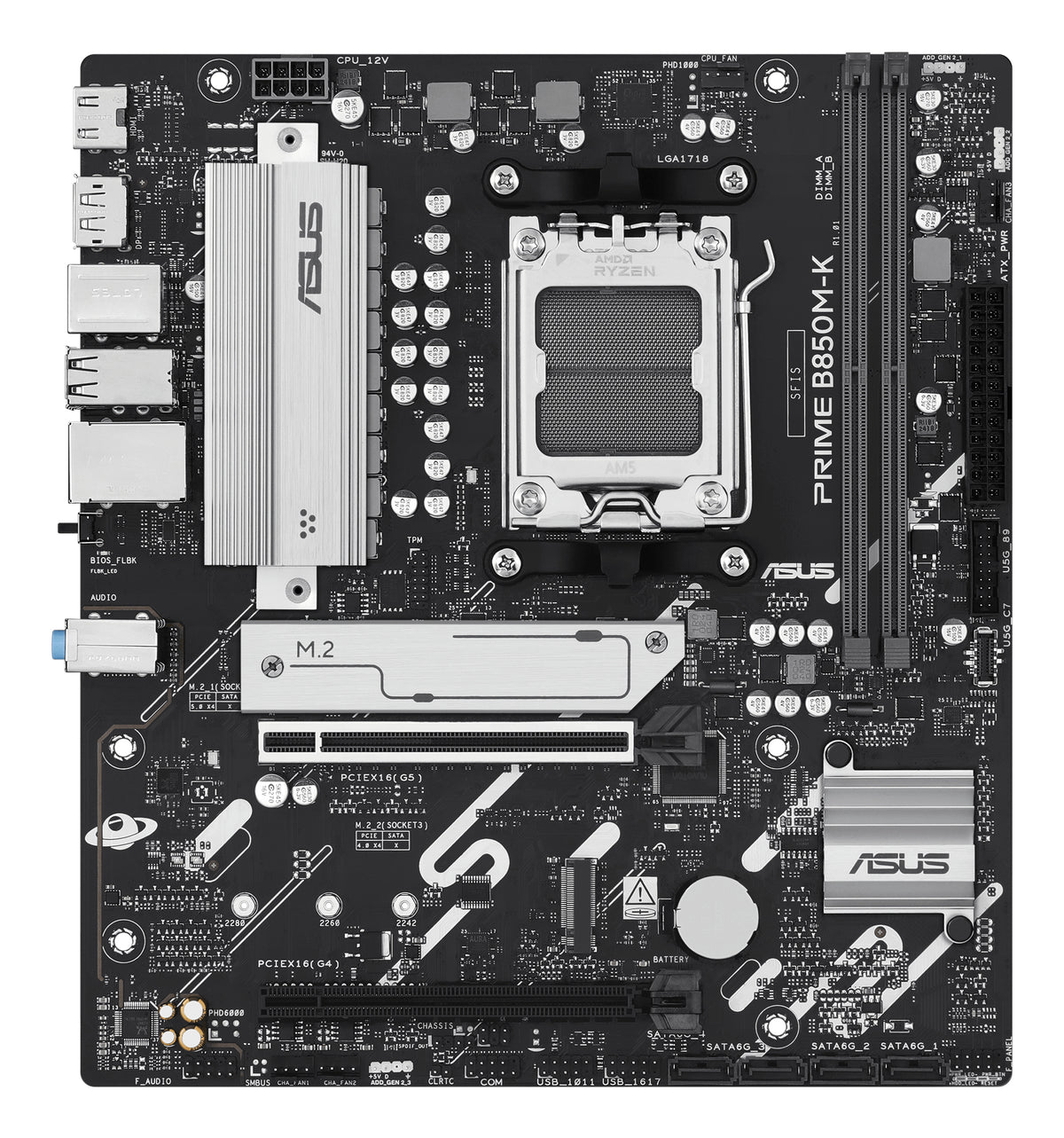 ASUS PRIME B850M-K AMD B850 Emplacement AM5 micro ATX