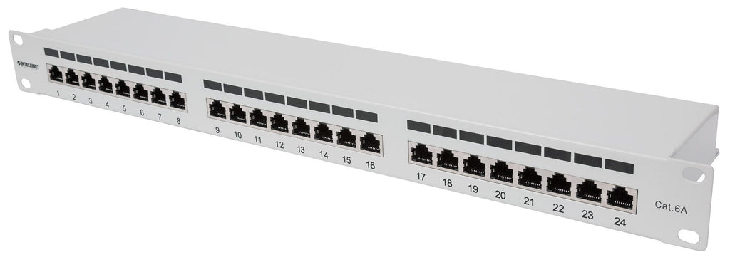 Intellinet Panneau de Brassage Cat6A FTP 24 Ports 1U Blindé Gris