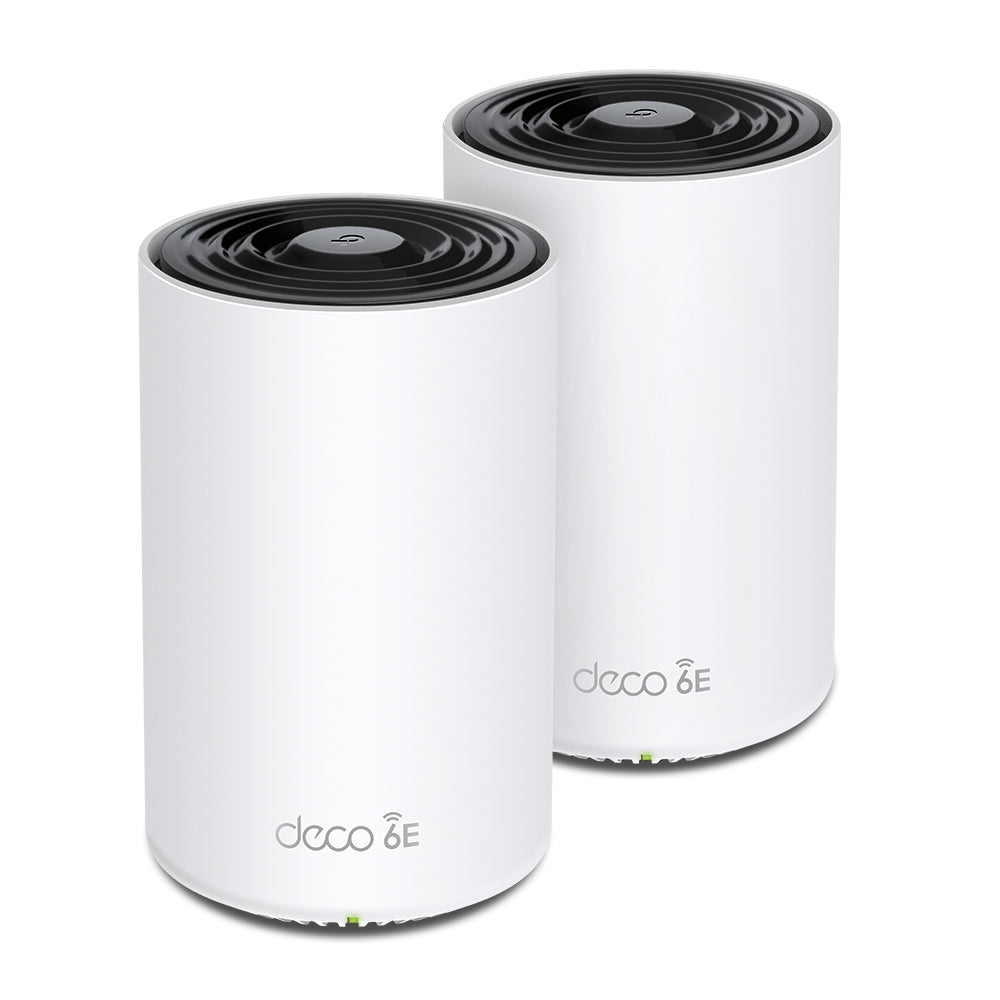 TP-Link Deco XE75 Pro Pack de 2 Système Wi-Fi Mesh 6E Tri-bande 2,4 GHz / 5 GHz / 6 GHz Blanc