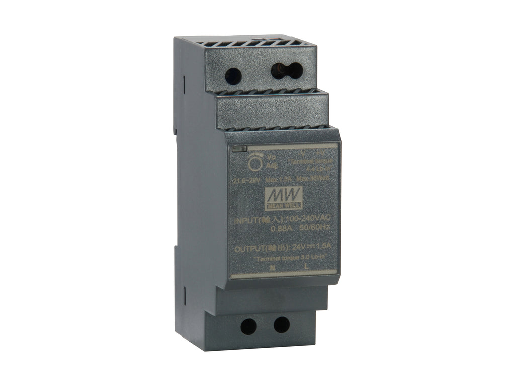 Unité d'alimentation POW-2411 30 W, 24V DC, Noir