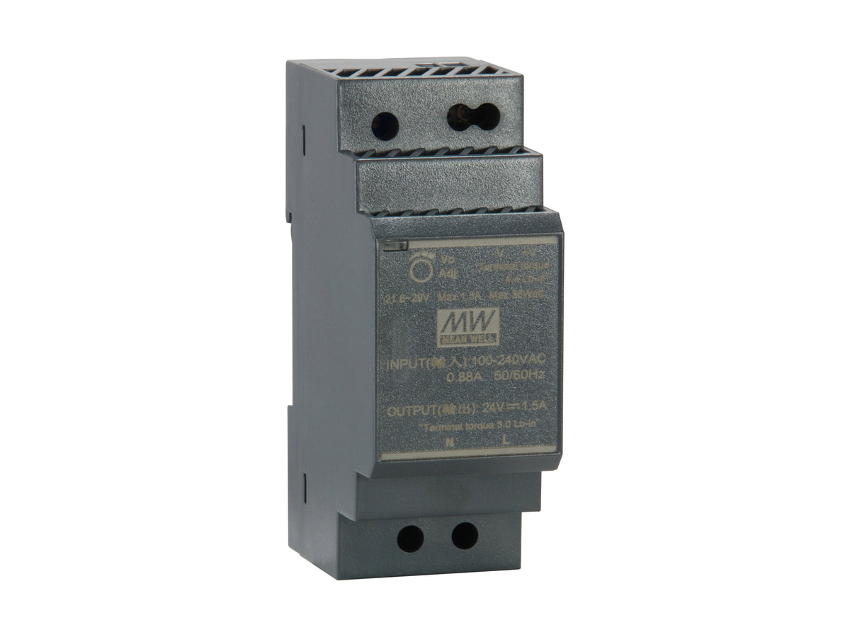 Unité d'alimentation POW-2411 30 W, 24V DC, Noir