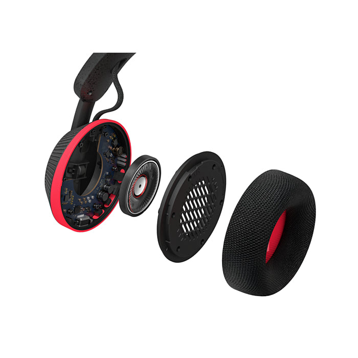 Philips 6000 series TAA6219BK/00 casque Casques Sans fil Arceau Musique Bluetooth Noir, Rouge