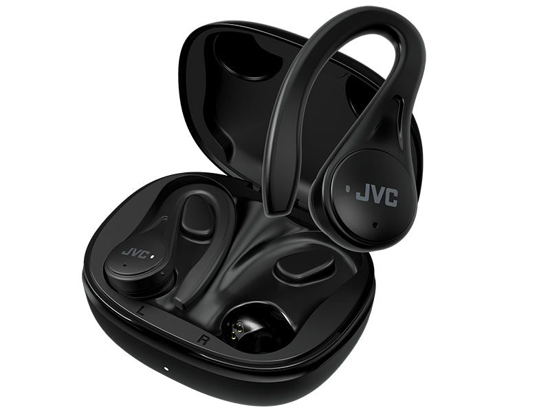 JVC HA-EC25T Casque True Wireless Stereo (TWS) Crochets auriculaires, Ecouteurs Appels/Musique Bluetooth Noir