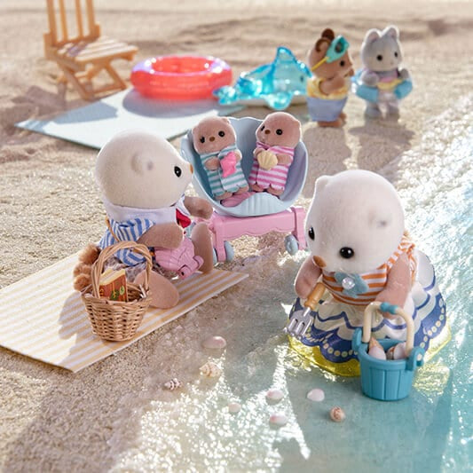 Sylvanian Families La famille Loutre de mer