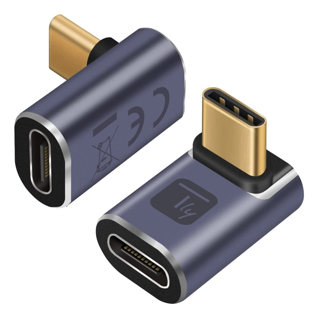 Techly IADAP USB4C-40G changeur de genre de câble USB-C 4.0 Gris