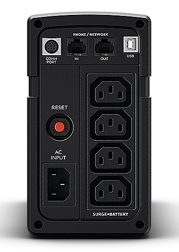 CyberPower RT650EI alimentation d'énergie non interruptible Veille 0,65 kVA 400 W 4 sortie(s) CA