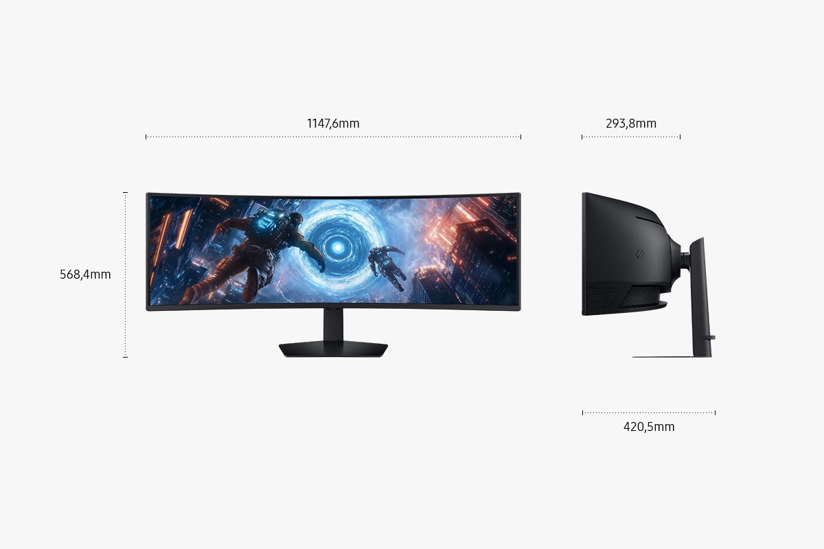 Samsung S49FG912EU écran plat de PC 124,5 cm (49") 5120 x 1440 pixels Dual QHD LCD Noir