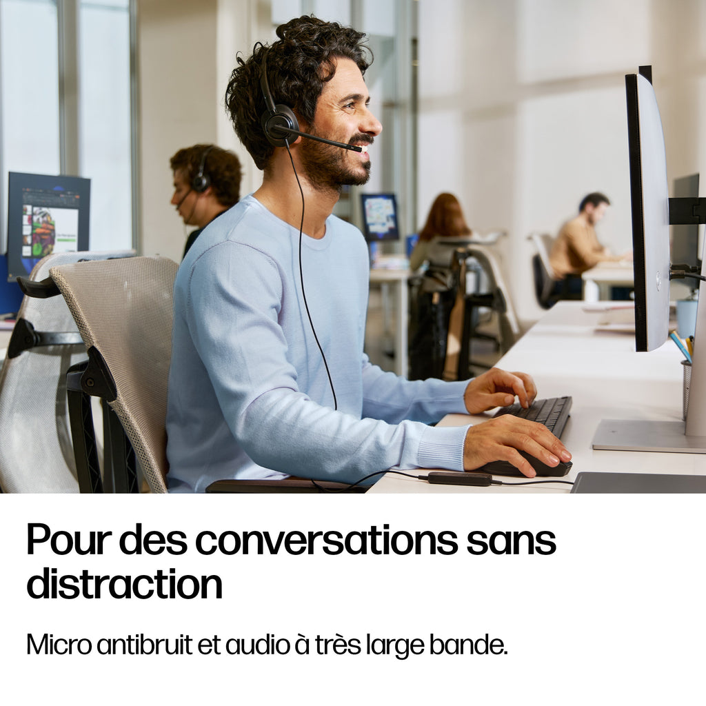 HP Poly Mission 425 Classic Micro-casque filaire USB binaural