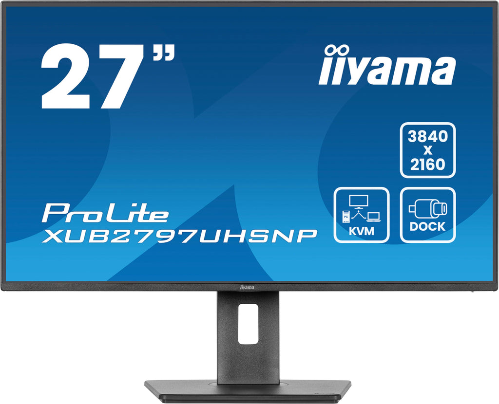 iiyama ProLite XUB2797UHSNP-B1 Écran PC 27" 4K Ultra HD LED Noir