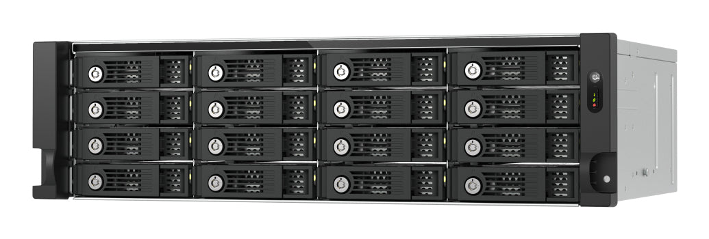 QNAP TL-R1600PES-RP Boîtier de disques de stockage Boîtier disque dur/SSD Noir, Gris 2.5/3.5"