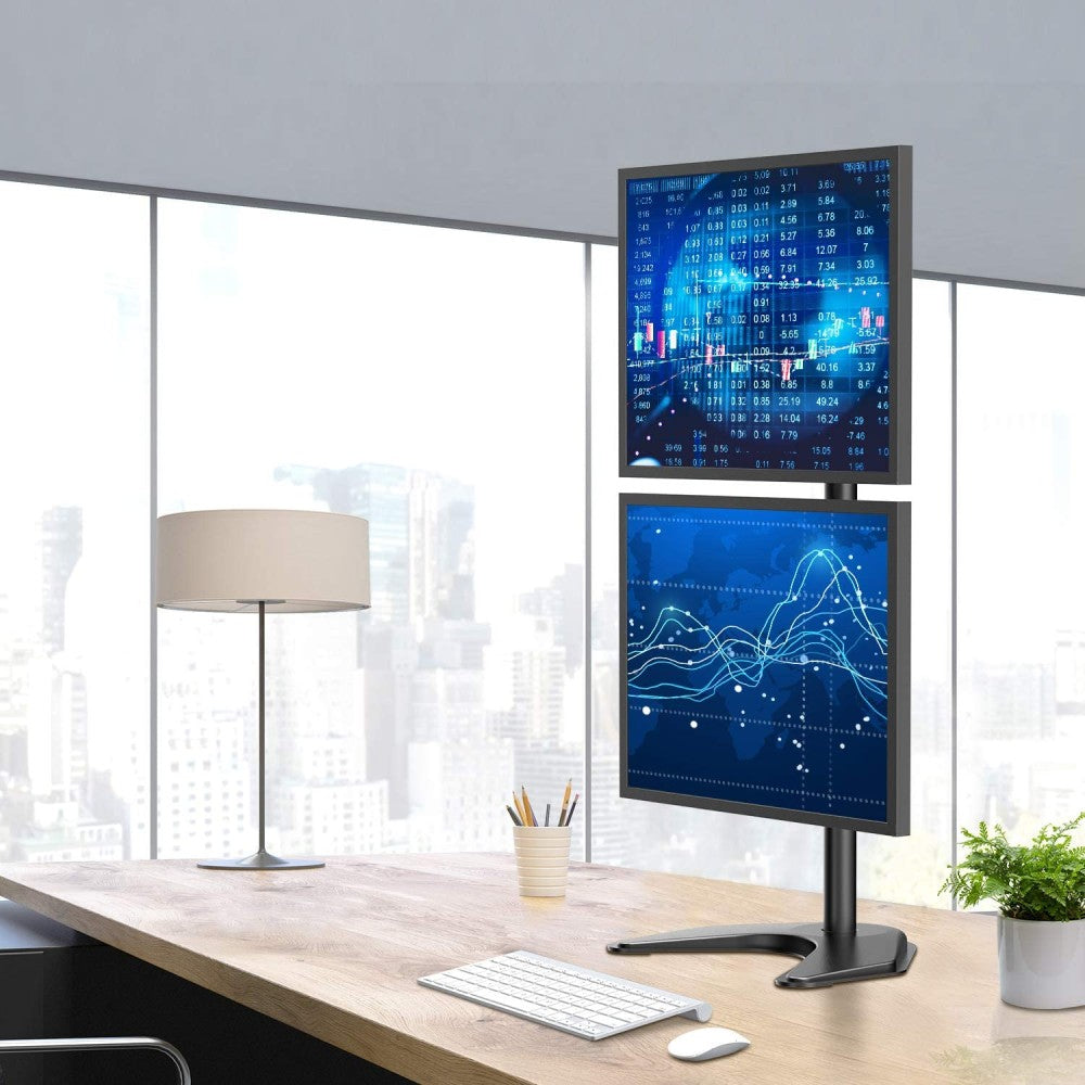 Techly ICA-LCD 2520V support d'écran plat pour bureau 68,6 cm (27") Noir
