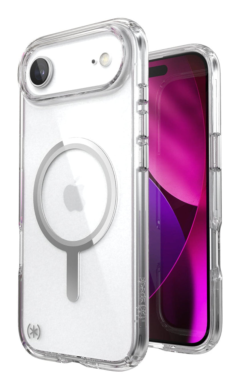Speck 150963-3240 Coque de Protection pour iPhone Air 6.5", Transparent et Argent