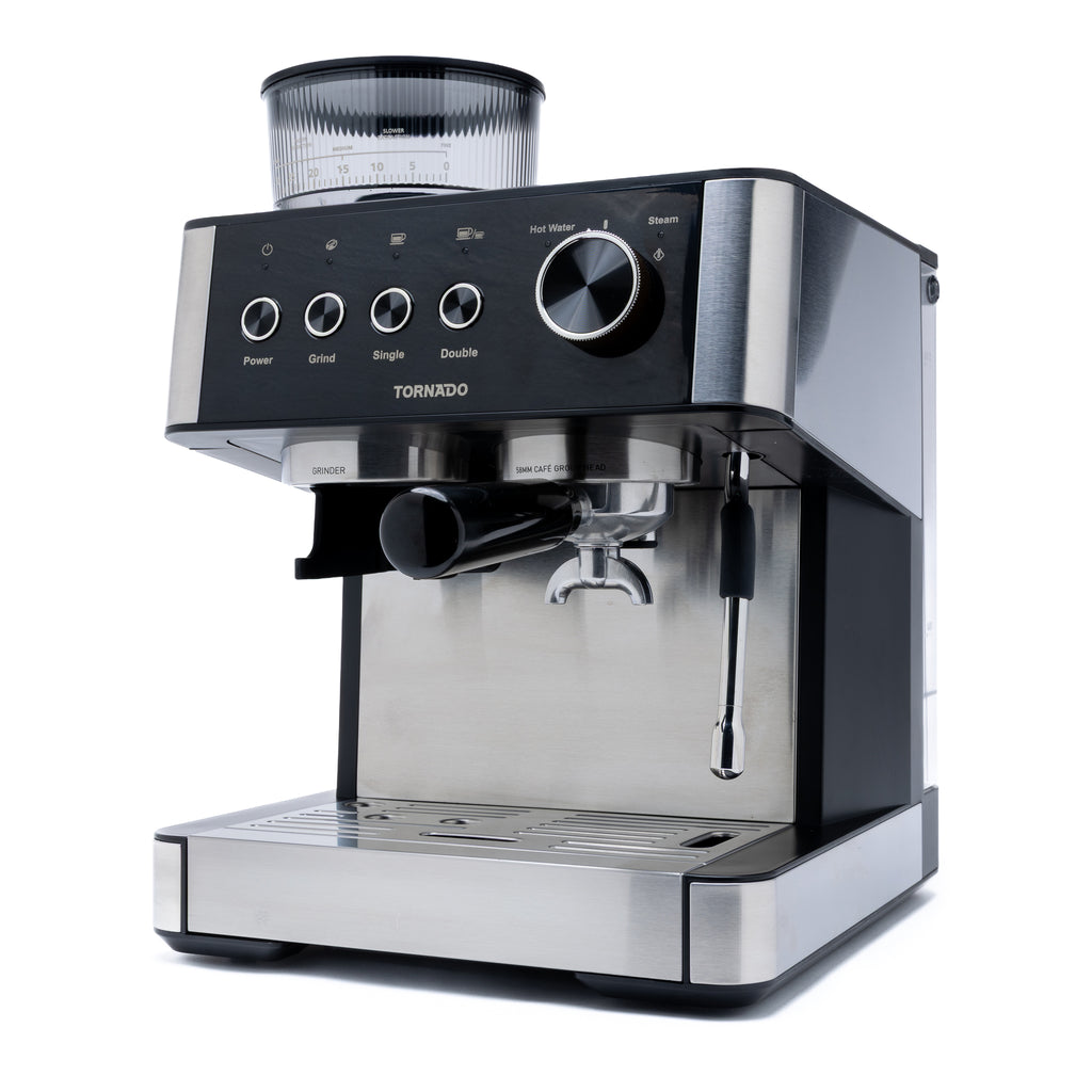 Machine à Expresso Semi-automatique TCM5431-GS, Réservoir 2,3 L, Argent