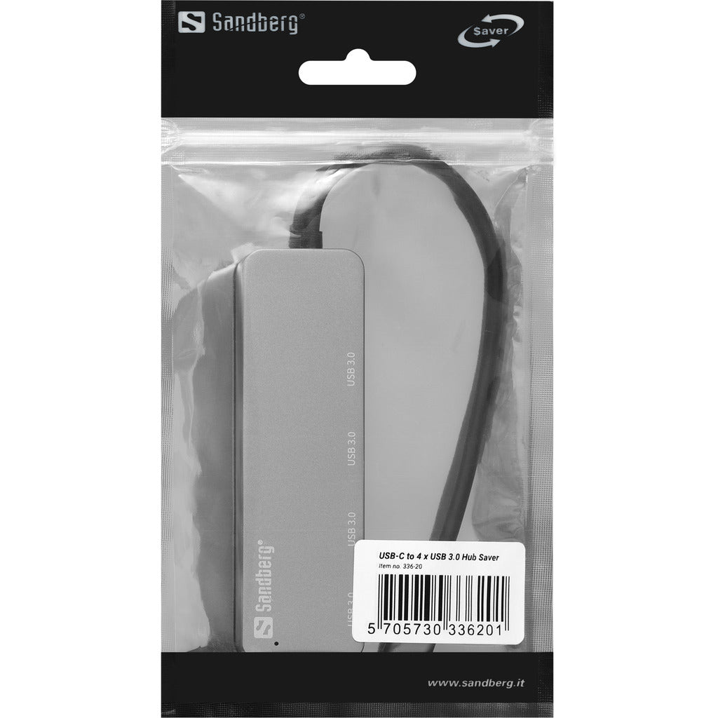 Sandberg Hub USB-C vers 4 x USB 3.0 SAVER