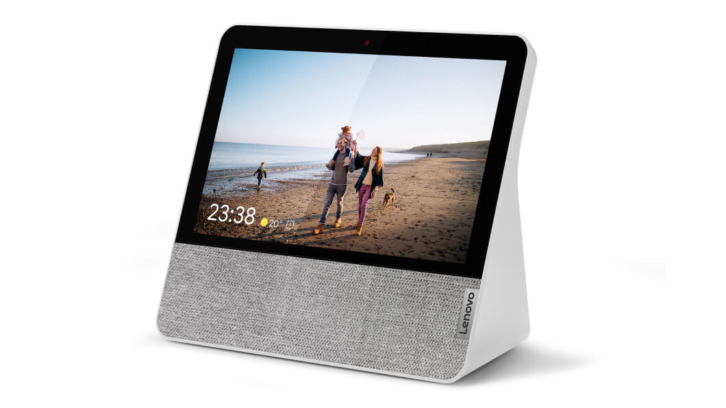 Lenovo Smart Display 7, Écran Intelligent 7 pouces, Blanc