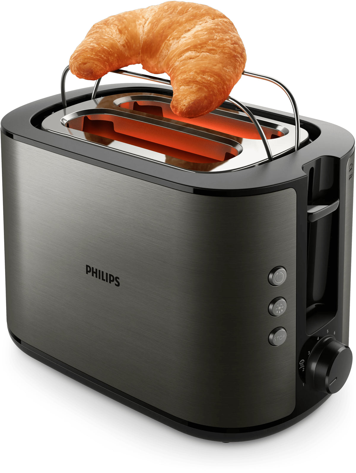 Philips Viva Collection HD2651/80 grille-pain 8 2 part(s) 1050 W Titane - vue 5