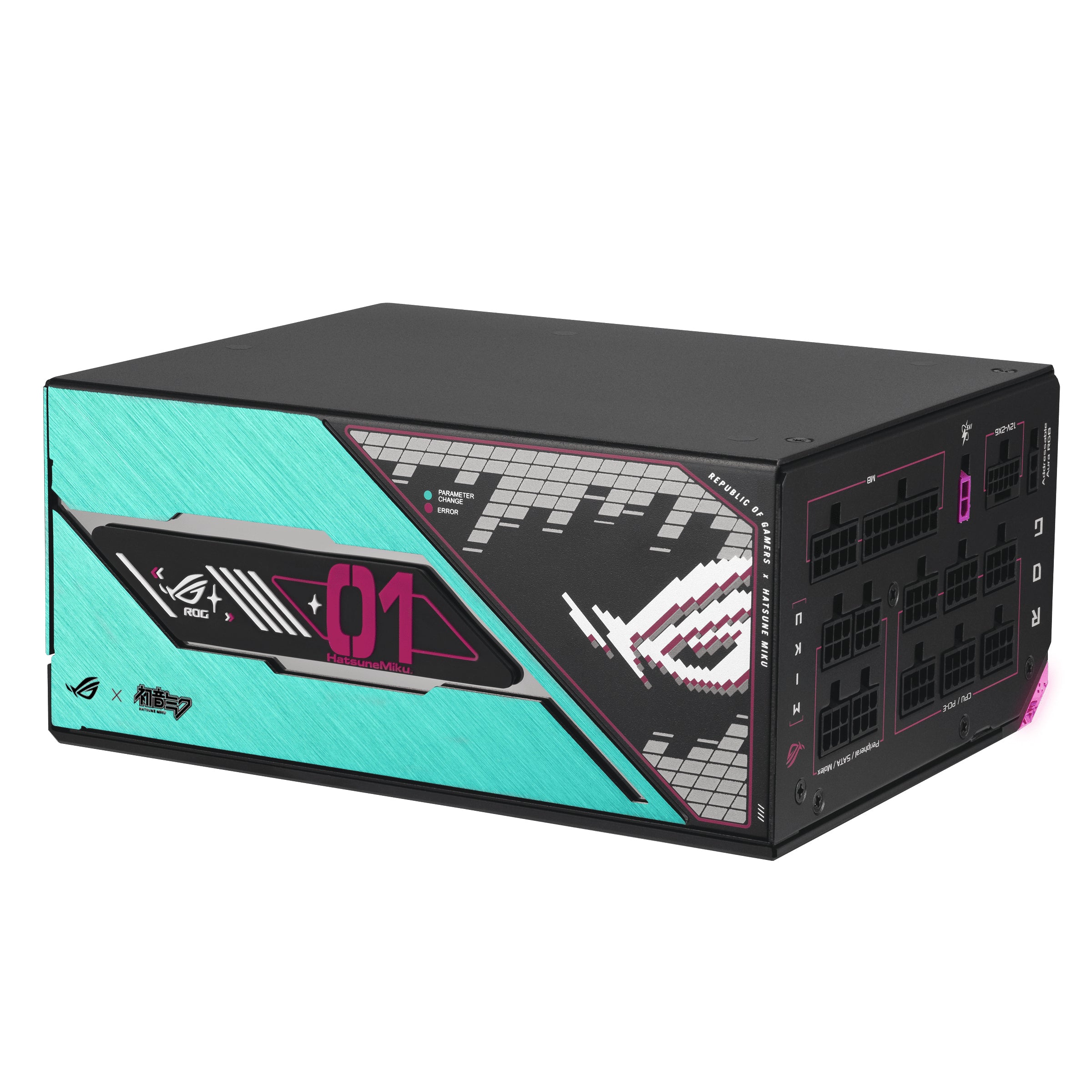 ASUS ASUS ROG -THOR-1200P3-MIKU unité d'alimentation d'énergie 1200 W 20+4 pin ATX ATX Multicolore