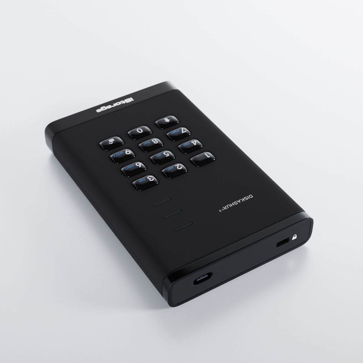 iStorage diskAshur3 HDD 256-bit 1TB - Black - vue 4