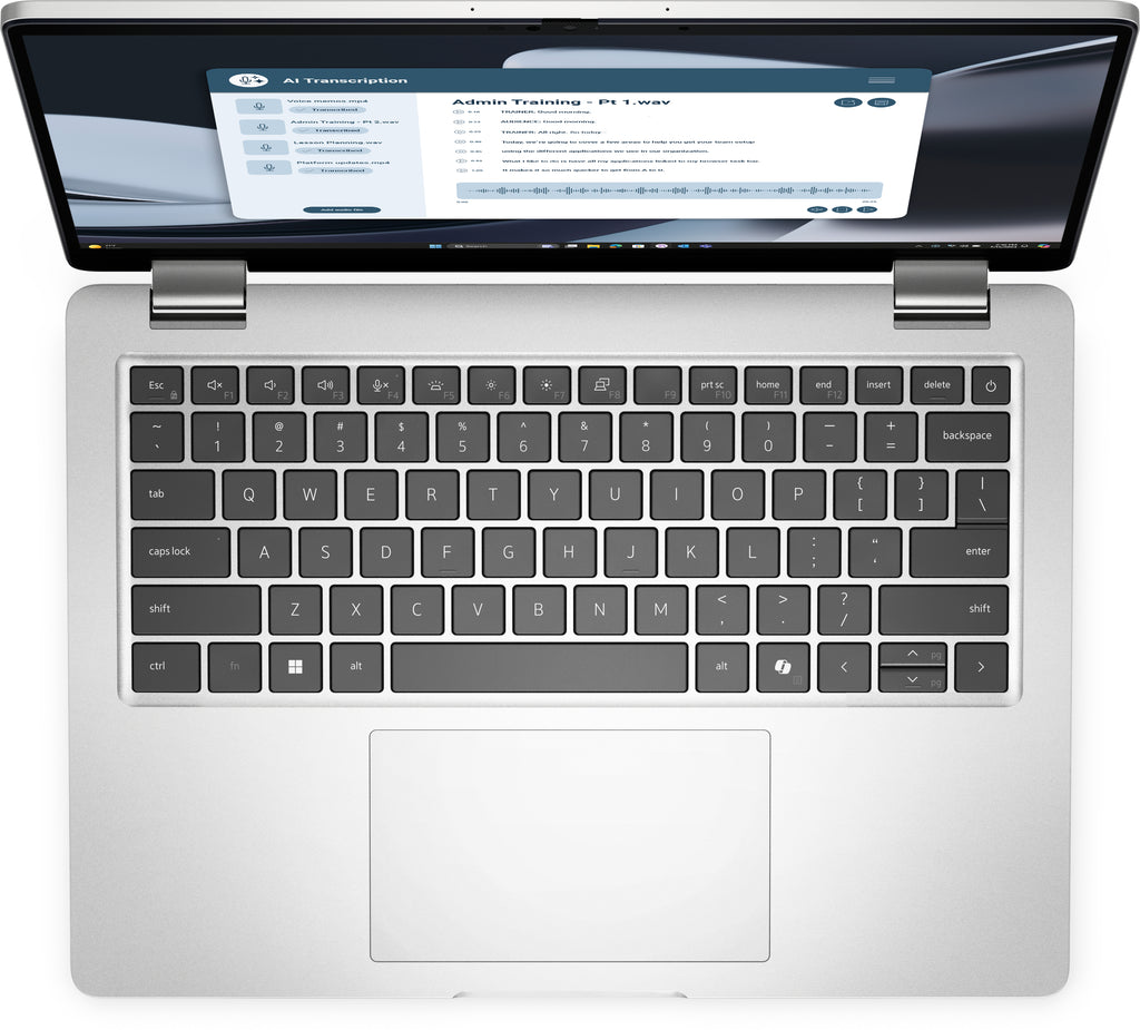 DELL Pro 14 Plus PB14255 Copilot+ PC AMD Ryzen AI 7 PRO 350 Ordinateur portable 35,6 cm (14") Full HD+ 32 Go LPDDR5x-SDRAM 1 To SSD Wi-Fi 7 (802.11be) Windows 11 Pro Allemand Aluminium