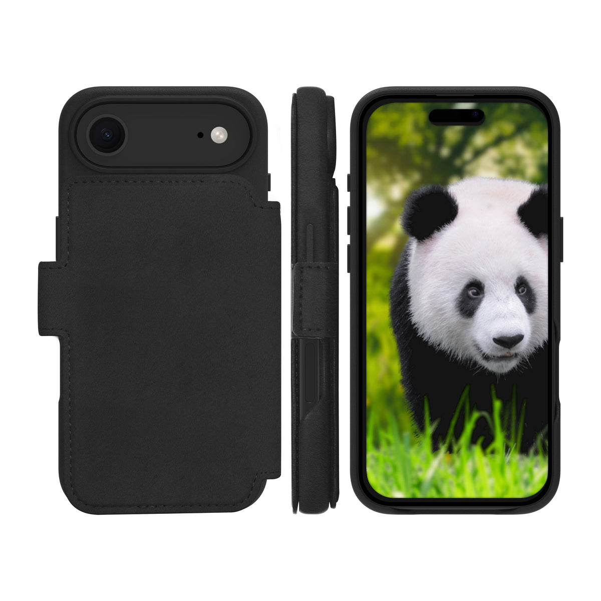 dbramante1928 Lynge MS Coque de Protection Folio pour iPhone 17 Air, Noir