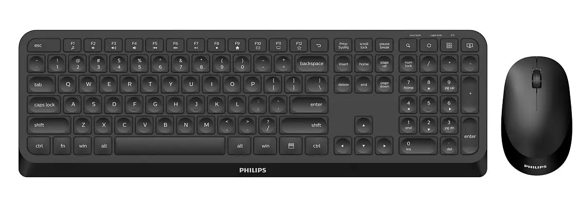 Philips 3000 series SPT6307B/00 clavier Souris incluse Maison RF sans fil Anglais américain Noir