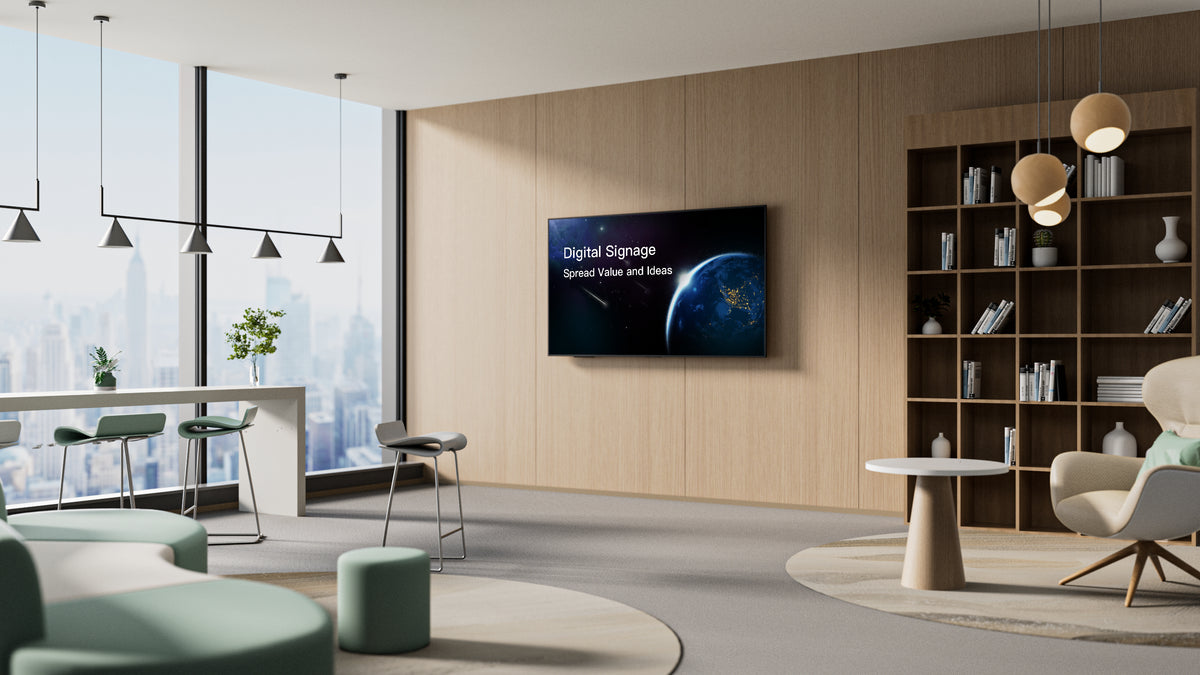 Yealink MeetingDisplay 55 Écran LCD Plat Rétroéclairé LED 4K UHD 3840 x 2160 - vue 4