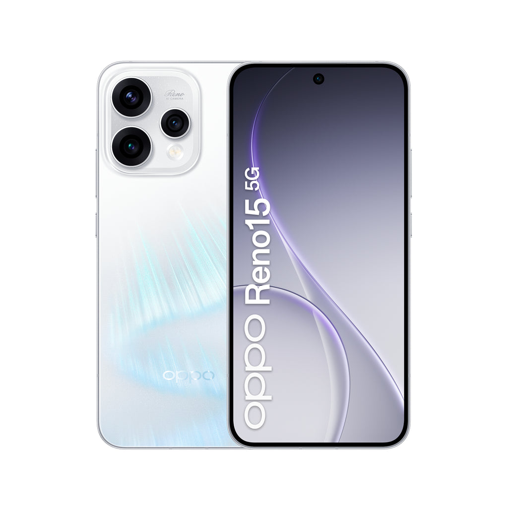 OPPO Reno15 5G 16,7 cm (6.59") Double SIM Android 16.0 USB Type-C 8 Go 512 Go 6500 mAh Blanc