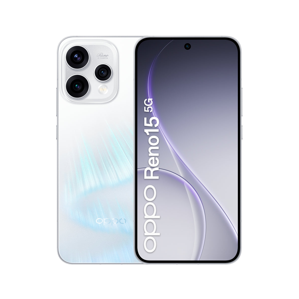 OPPO Reno15 5G 16,7 cm (6.59") Double SIM Android 16.0 USB Type-C 8 Go 512 Go 6500 mAh Blanc