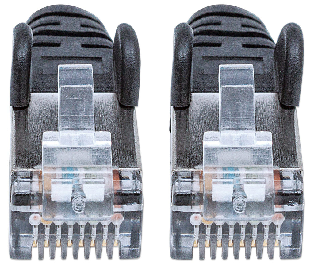 Intellinet Câble Patch Réseau Cat6 S/FTP 5m Noir RJ45 Contacts Plaqués Or LSZH